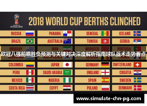 欧冠八强前瞻胜负预测与关键对决深度解析指南球队战术走势看点